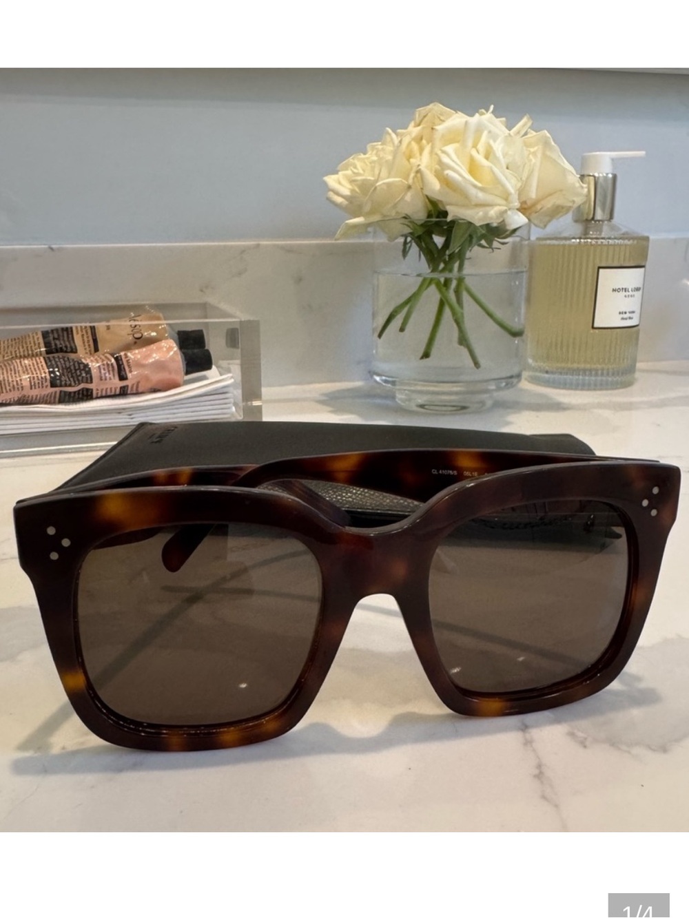 Celine Brown tortoise TILDA Wayfarer
Sunglasses CL41076/s